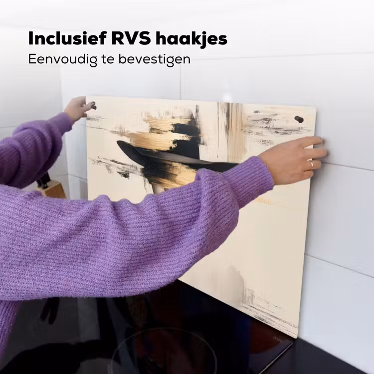 Vrouw - Hoed - Verf Inductie beschemer met haakjes klein -ky-ophangen-nl