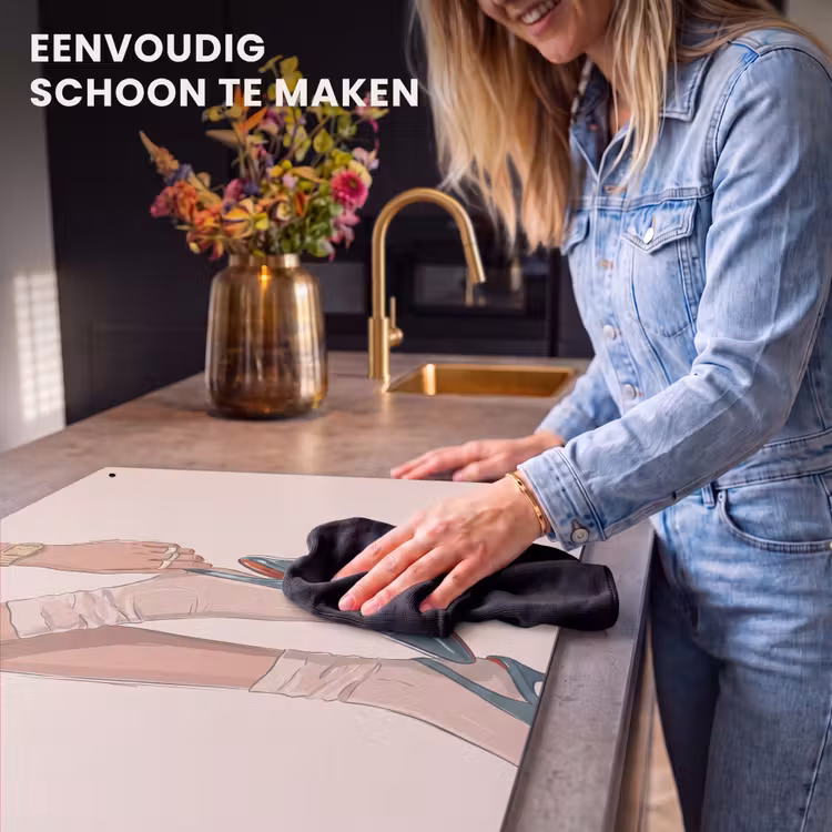 Vrouw - Schoen - Mode - Lifestyle - Groen Inductie beschemer met haakjes klein -ky-schoon-nl