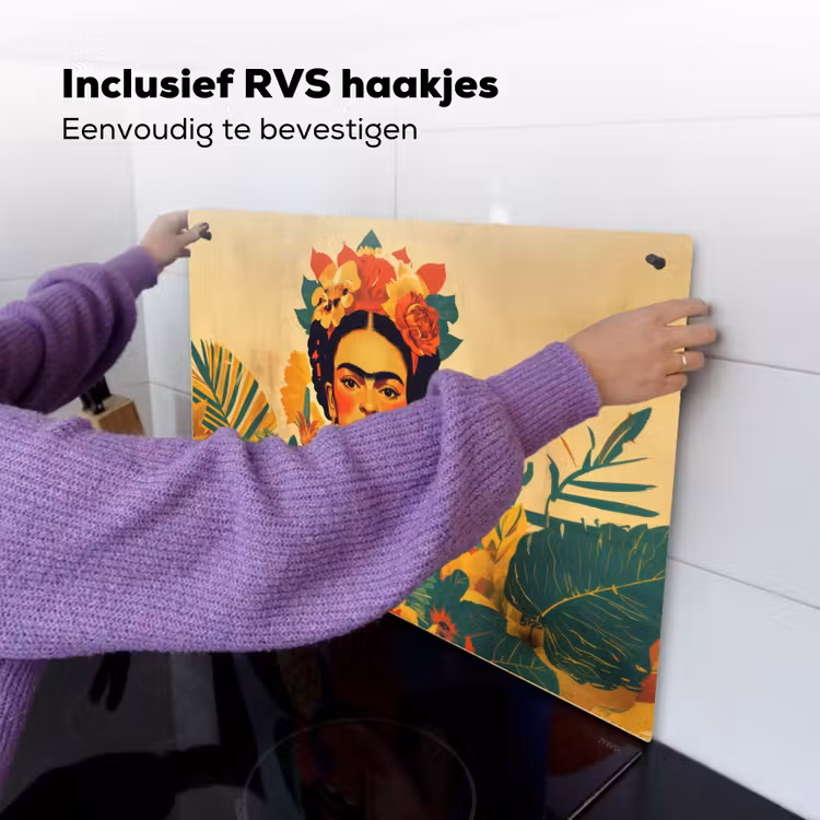 Vrouwelijk - Bloemen - Sieraden Inductie beschemer met haakjes klein -ky-ophangen-nl