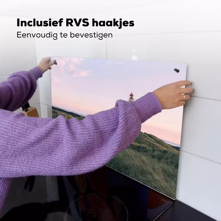 Vuurtoren - Duinlandschap - Zee Inductie beschemer met haakjes klein -ky-ophangen-nl