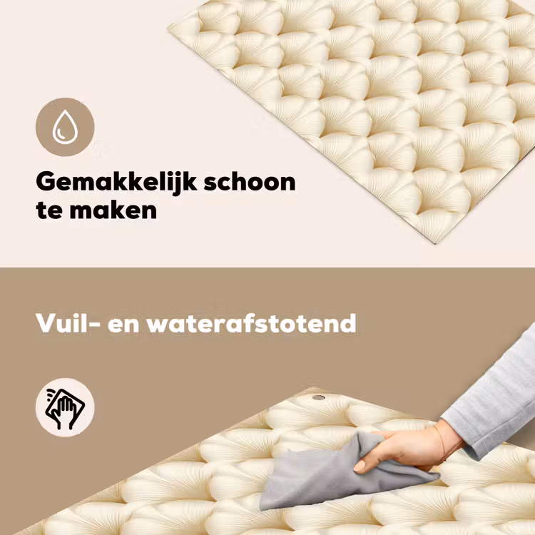 Waaier - Motief - Goud Inductie beschemer met haakjes klein 777 -ky-schoon-nl