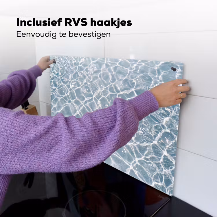 Water - Reflectie - Zonlicht Inductie beschemer met haakjes klein -ky-ophangen-nl