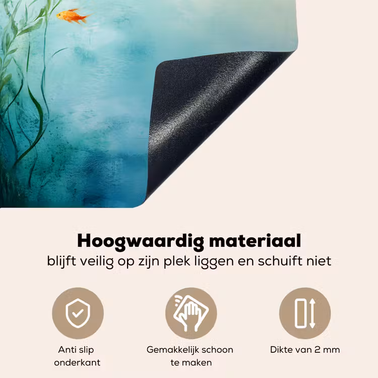 Waterplanten - Vissen - Kleurrijk - Water Inductie beschemer met haakjes klein -ky-onderkant-nl