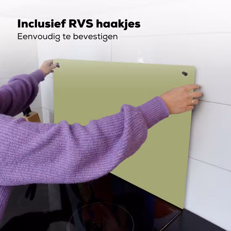 Whispering - Sage - Groen Inductie beschemer met haakjes klein 777 -ky-ophangen-nl