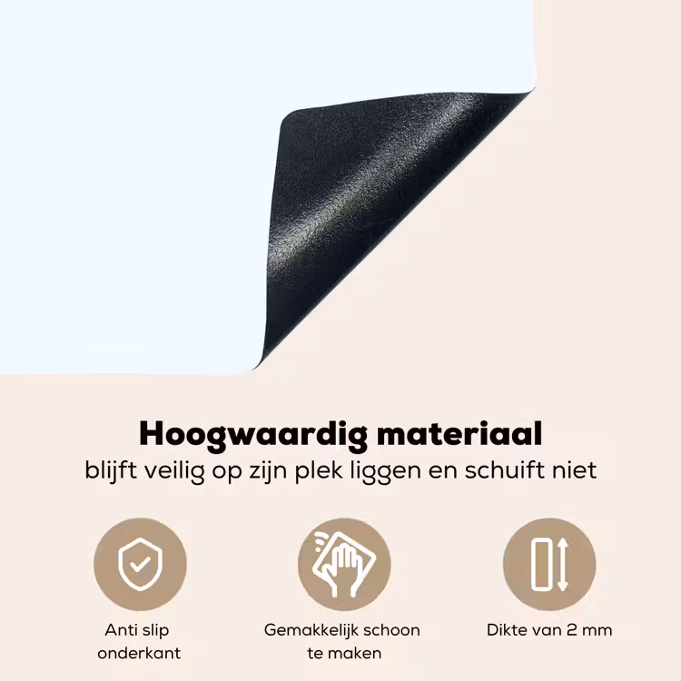 You are art - Kleurrijk - Grafisch Inductie beschemer met haakjes klein -ky-onderkant-nl