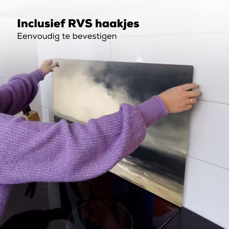 Zee - Rotsen - Storm Inductie beschemer met haakjes klein -ky-ophangen-nl