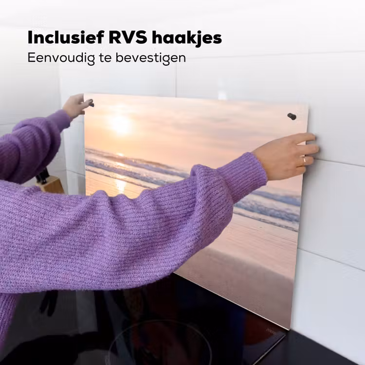 Zee - Vogels - Strand Inductie beschemer met haakjes klein -ky-ophangen-nl