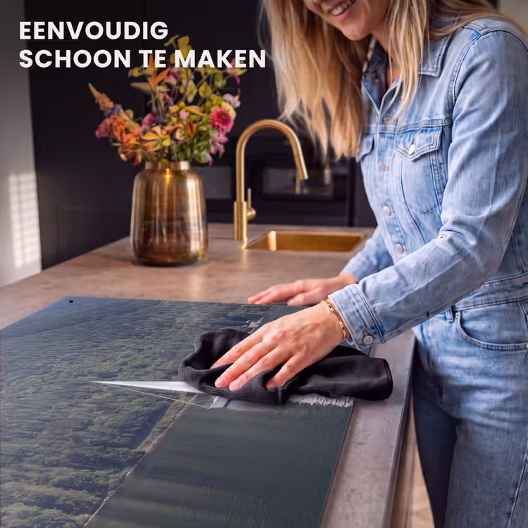 Zeilboot - Water - Bergen - Natuur - Groen Inductie beschemer met haakjes klein -ky-schoon-nl