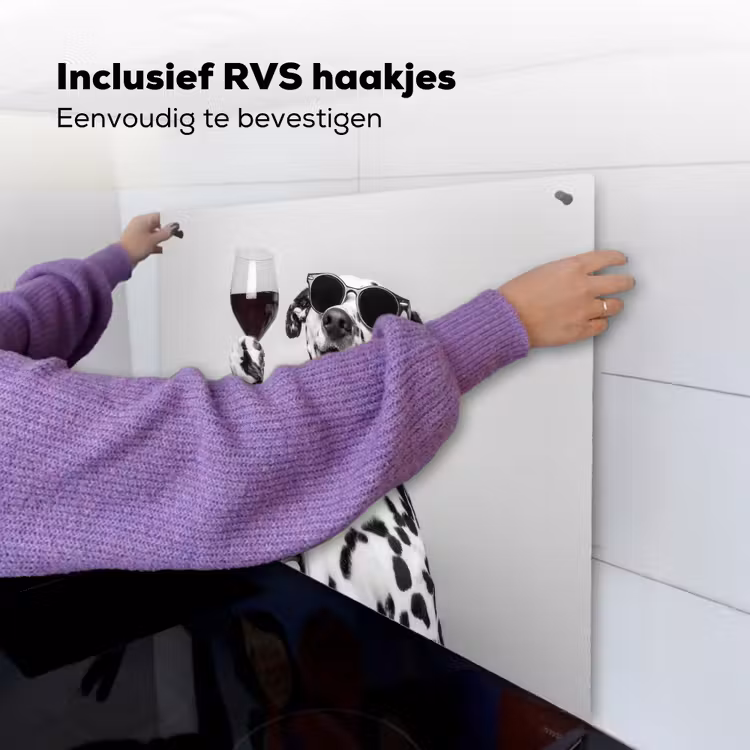 Zonnebril - Dalmatiër - Wijnglas - Tong Inductie beschemer met haakjes middel -ky-ophangen-nl