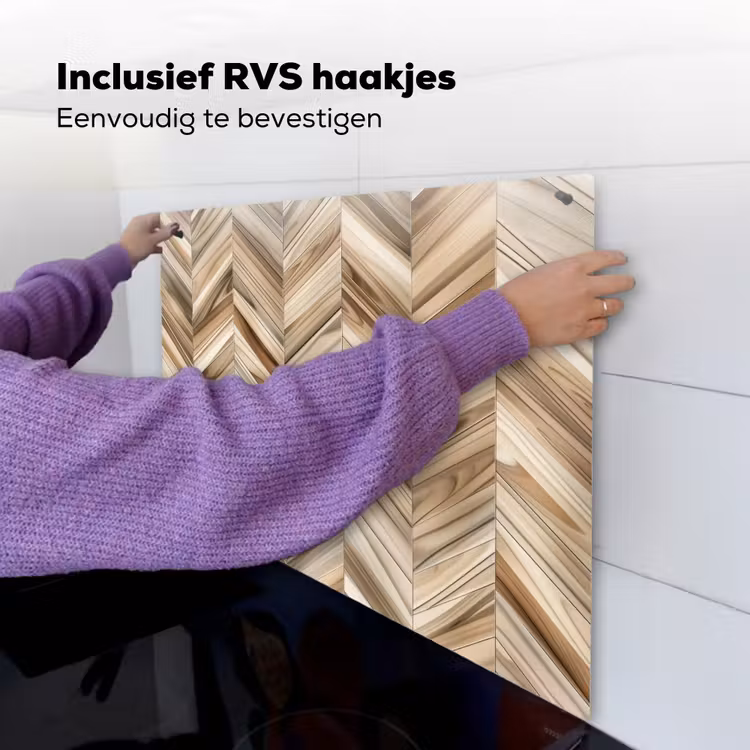 Zonnestraal in Hout Inductie beschemer met haakjes middel -ky-ophangen-nl