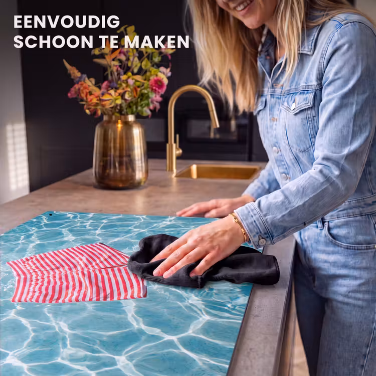 Zwemkleding - Gestreept - Water - Zomer - Rood-wit Inductie beschemer met haakjes klein -ky-schoon-nl