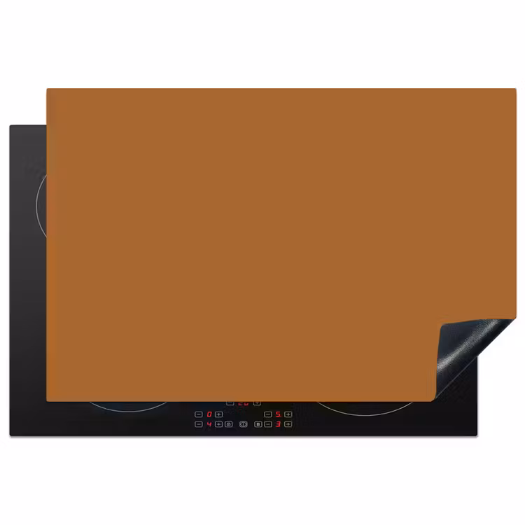 Spiced - Cinnamon - Bruin Inductie beschermer vinyl 3mm klein 276 -3d