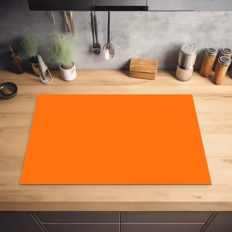 Spiced - Pumpkin - Oranje Inductie beschermer vinyl 3mm klein 276 -sfeer5