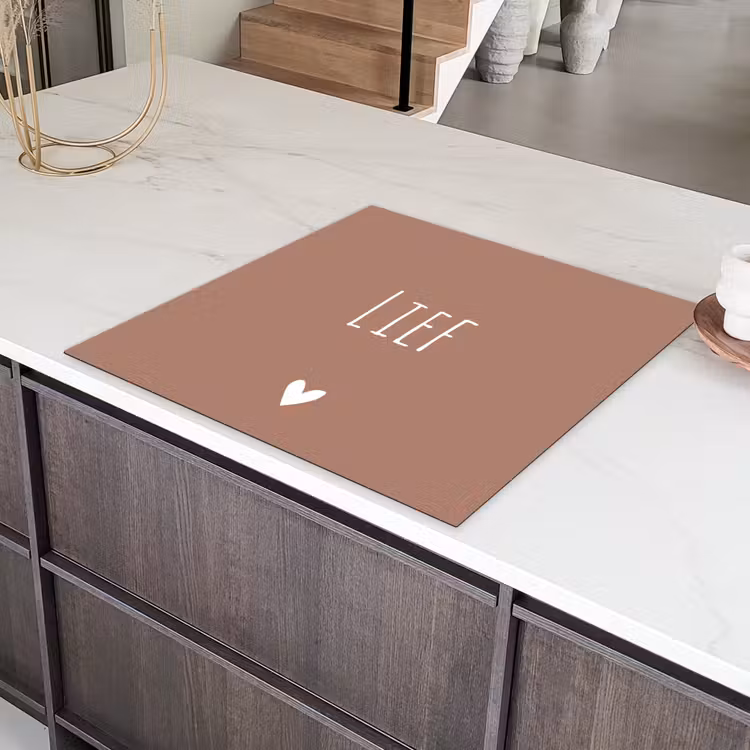 Spreuken - Lief - Quotes Inductie beschermer vinyl 3mm middel -sfeer8