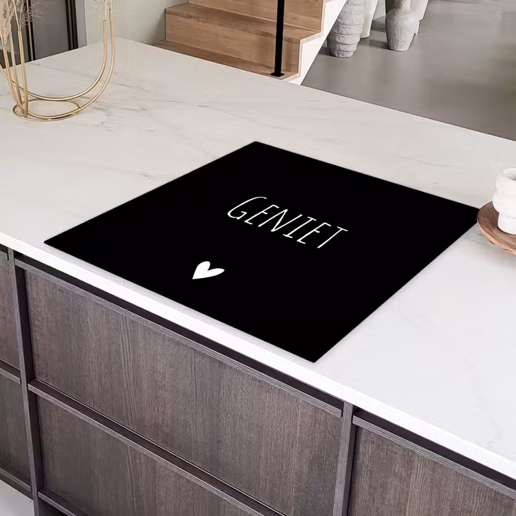 Spreuken - Quotes - Geniet Inductie beschermer vinyl 3mm middel -sfeer8