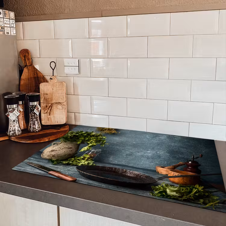 Stilte voor het Koken Inductie beschermer vinyl 3mm klein -sfeer3
