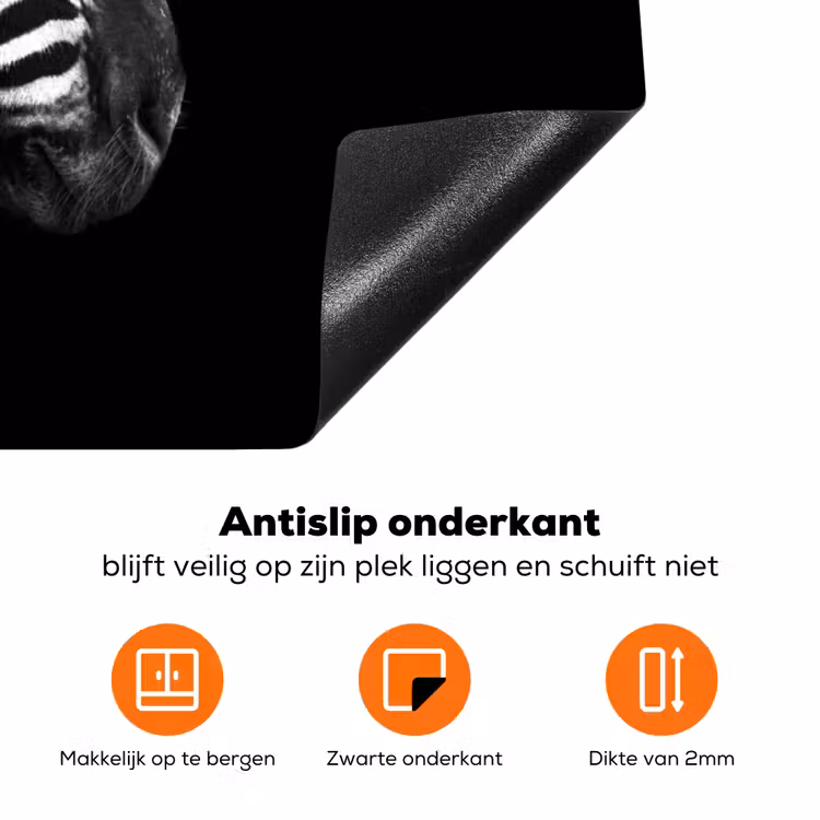 Symfonie in Strepen Inductie beschermer vinyl 3mm klein -zzzzzzz-td-onderkant