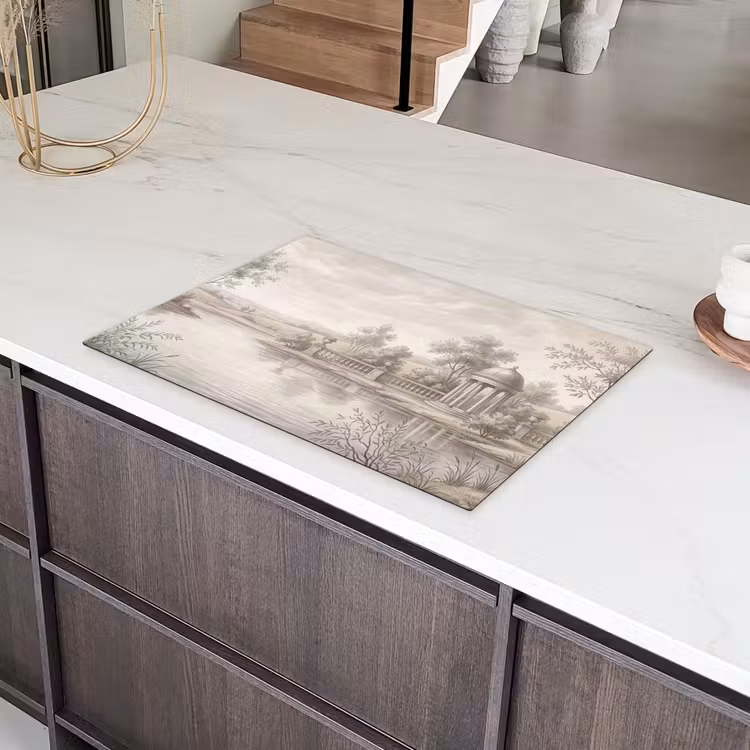 Terras - Water - Natuur - Landschap Inductie beschermer vinyl 3mm klein -sfeer8