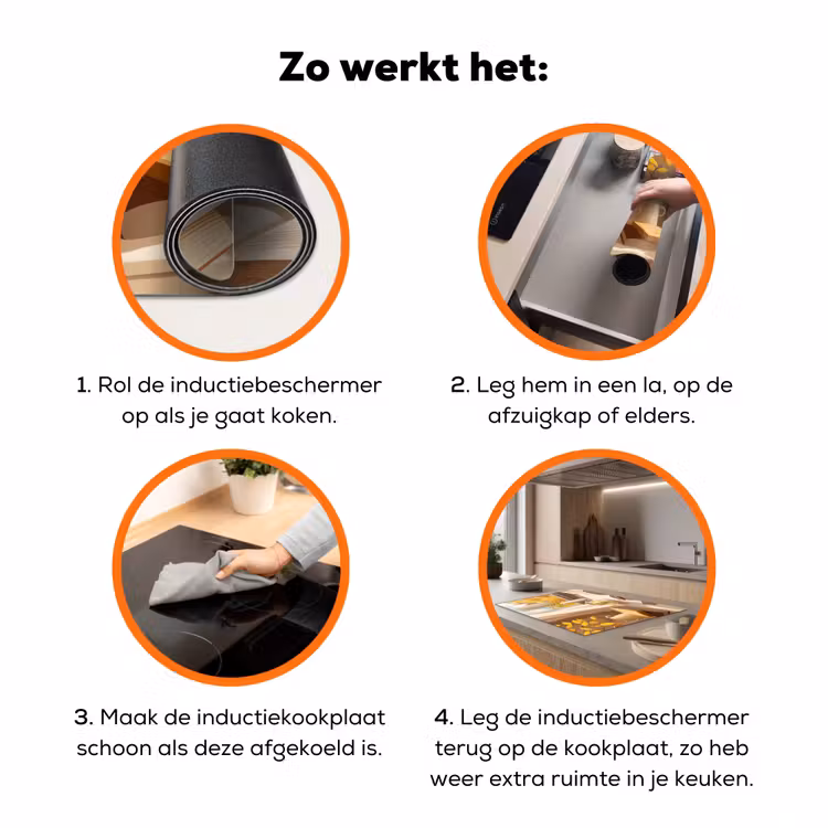 Thee - Boek - Thee - Herfst Inductie beschermer vinyl 3mm klein -zzzzzzz-td-werking