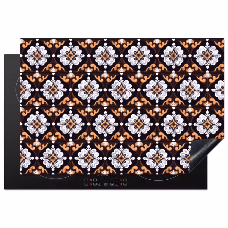 traditioneel - Element - Kleurrijk Inductie beschermer vinyl 3mm klein 276 -3d