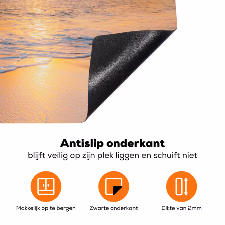 Tropische Zonsondergang Symfonie Inductie beschermer vinyl 3mm klein -zzzzzzz-td-onderkant