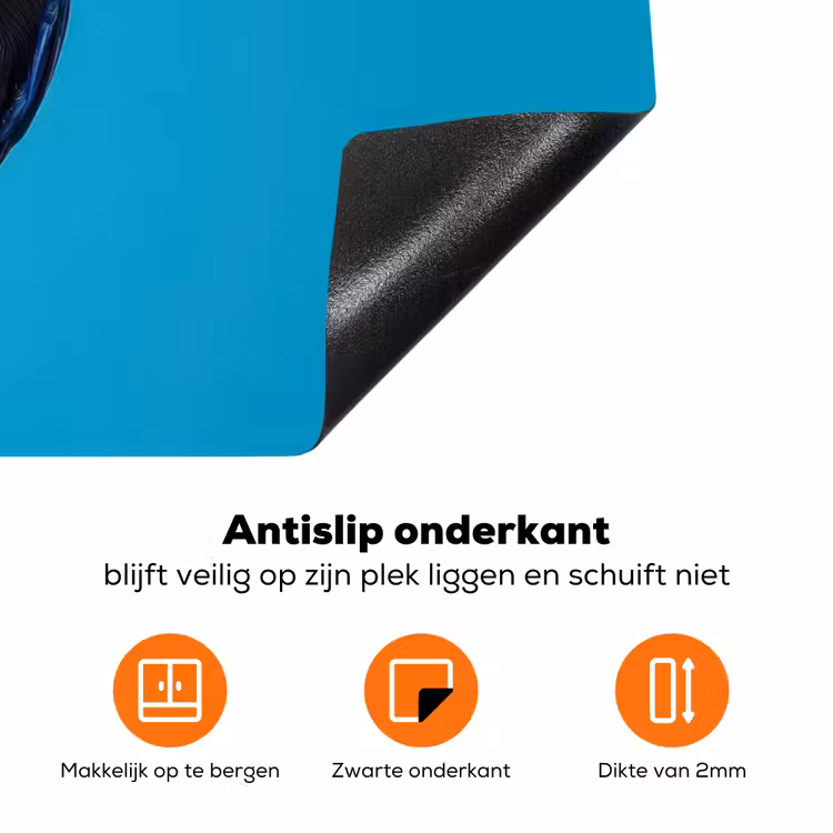 Tucan - Sokkel - Vogel - Koksmuts Inductie beschermer vinyl 3mm klein -zzzzzzz-td-onderkant