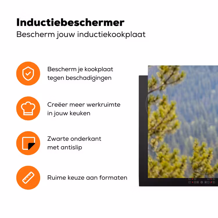Uil - Oehoe - Bomen - Natuur Inductie beschermer vinyl 3mm klein -zzzzzzz-td-ups