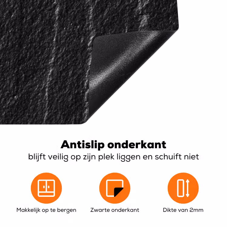 Verborgen Rivieren Inductie beschermer vinyl 3mm klein -zzzzzzz-td-onderkant