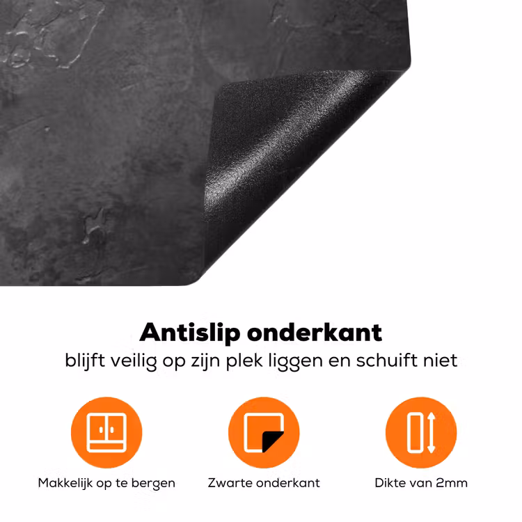 Vergrijzing van de Tijd Inductie beschermer vinyl 3mm klein -zzzzzzz-td-onderkant