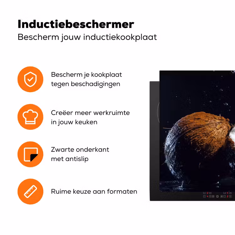 Verrassende Verfrissing Inductie beschermer vinyl 3mm klein -zzzzzzz-td-ups