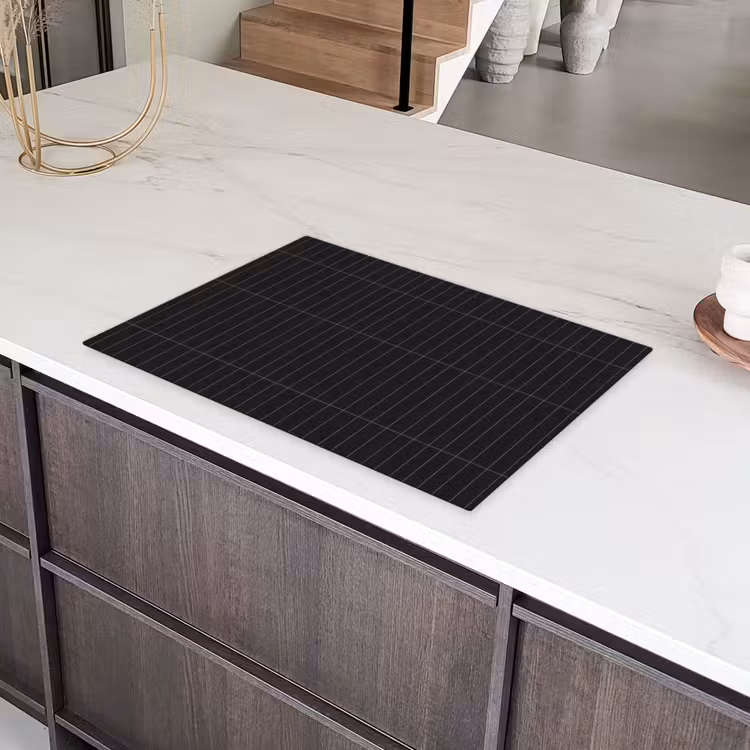 Verticaal - Wandtegel - Mat - Zwart Inductie beschermer vinyl 3mm klein 276 -sfeer8