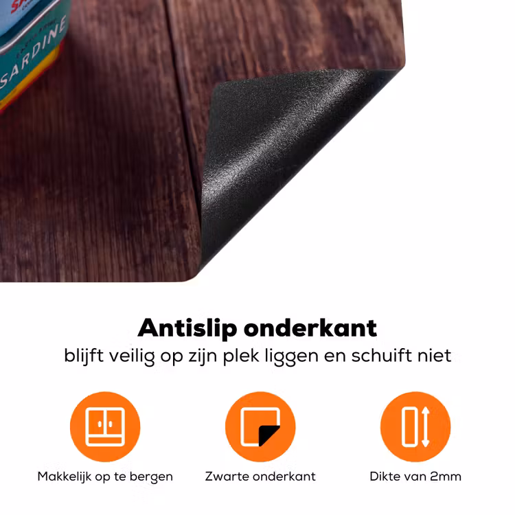 Inductiebeschermer - Vis - Blikjes - Keuken - Vis - Blikjes - Keuken Inductie beschermer vinyl 3mm klein