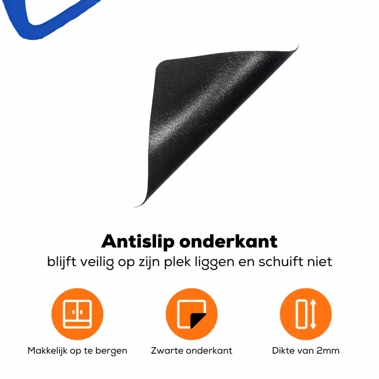 Vis - Minimalistisch - Blauw - Lijn Inductie beschermer vinyl 3mm klein -zzzzzzz-td-onderkant