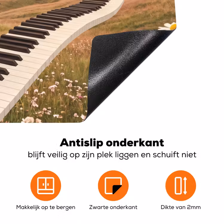 Inductiebeschermer - Vis - Natuur - Abstract - Vis - Natuur - Abstract Inductie beschermer vinyl 3mm klein