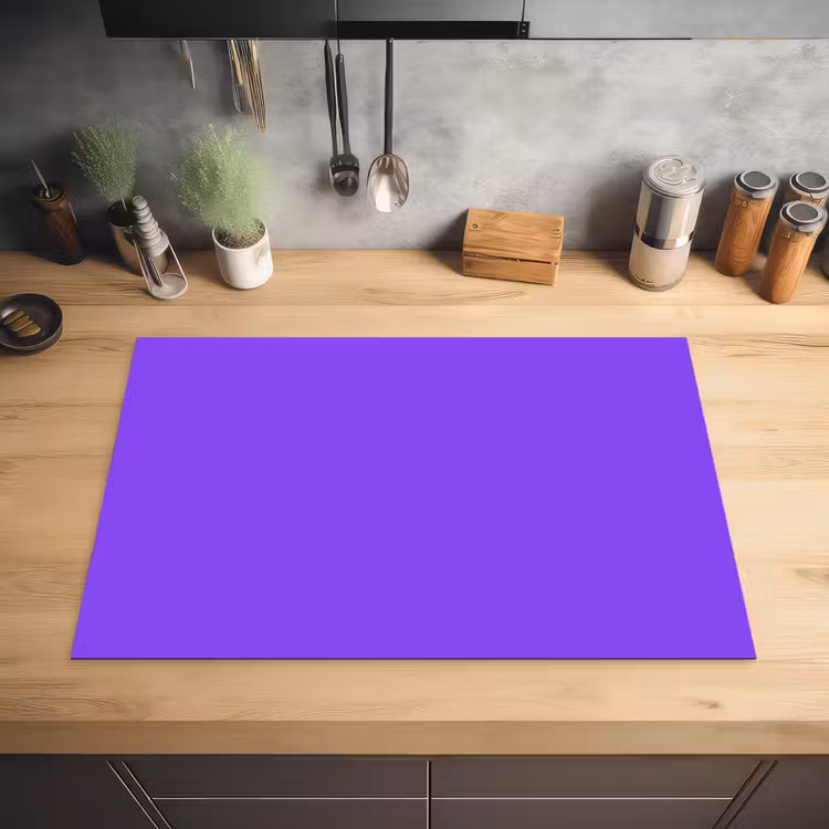 Vivid - Violet - Paars Inductie beschermer vinyl 3mm klein 276 -sfeer5