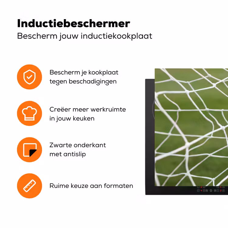 Voetbal - Goal - Net - Sport Inductie beschermer vinyl 3mm klein -zzzzzzz-td-ups