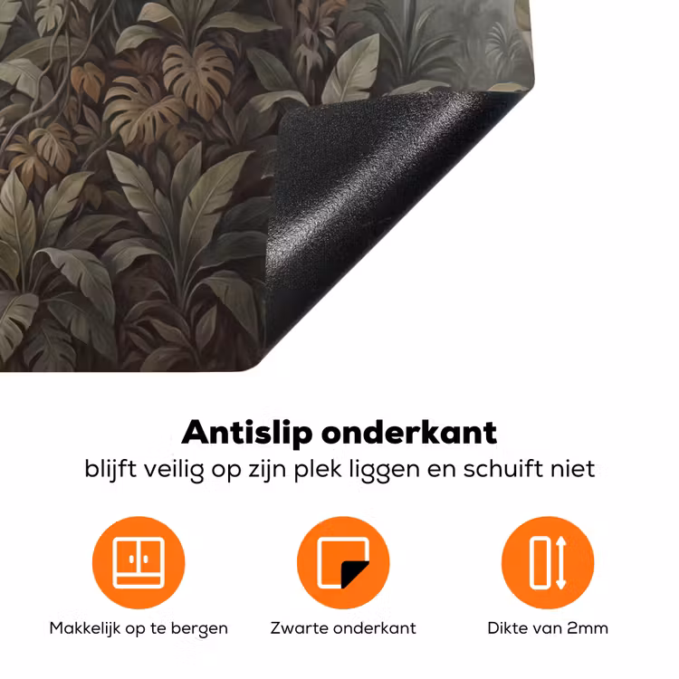Vogel - Vliegend - Tropisch - Landschap - Klassiek Inductie beschermer vinyl 3mm klein -zzzzzzz-td-onderkant