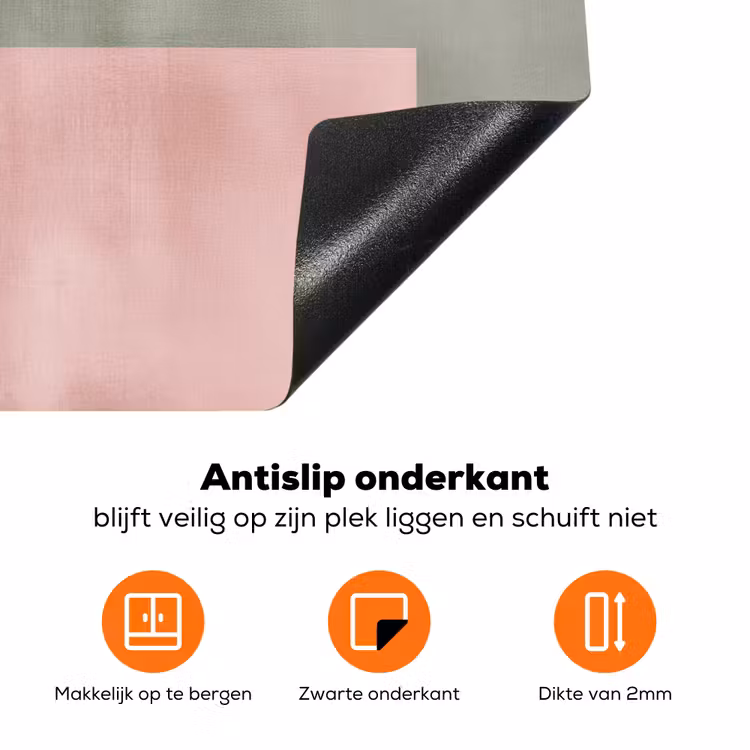 Vormen - Abstract - Cirkel - Zwart Inductie beschermer vinyl 3mm klein -zzzzzzz-td-onderkant