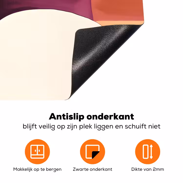 Vormen - Abstract - Kleurrijk Inductie beschermer vinyl 3mm klein -zzzzzzz-td-onderkant
