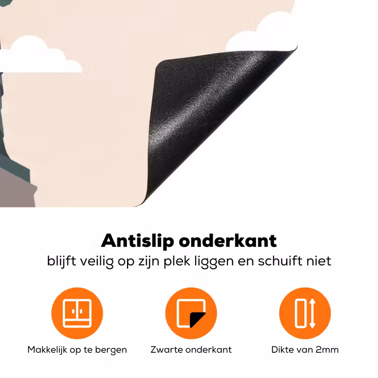 Vrijheidsbeeld - New York - Zon - Modern Inductie beschermer vinyl 3mm klein -zzzzzzz-td-onderkant