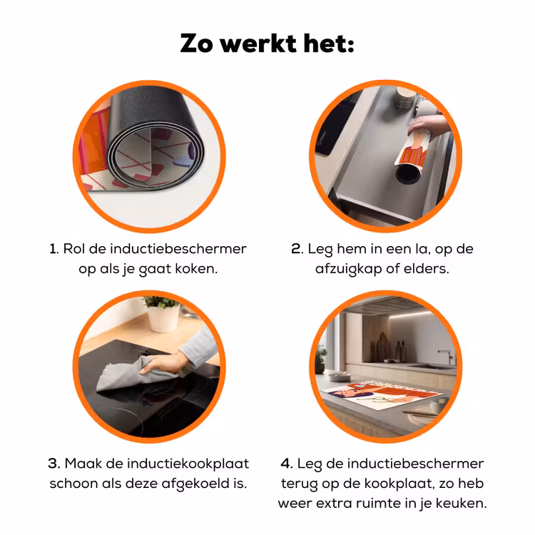 Vrouw - Bril - Cocktail - Illustratie - Modern Inductie beschermer vinyl 3mm klein -zzzzzzz-td-werking