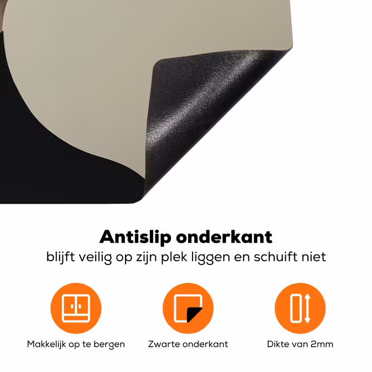 Vrouw - Groen - Hoed Inductie beschermer vinyl 3mm klein -zzzzzzz-td-onderkant