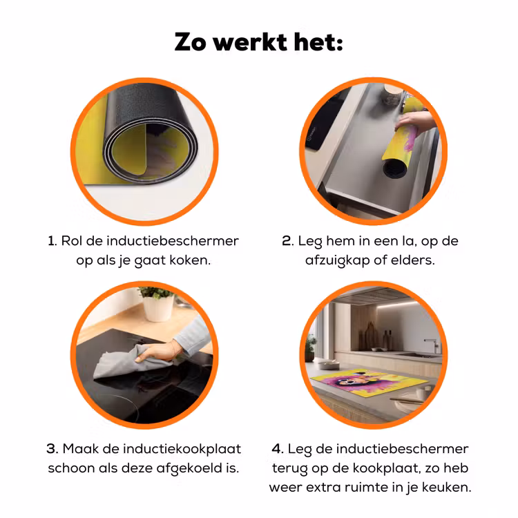 Vrouw - Hoed - Paars - Wijn Inductie beschermer vinyl 3mm klein -zzzzzzz-td-werking