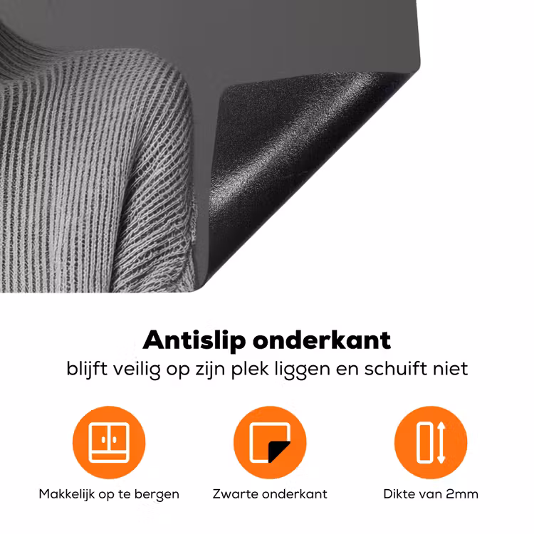 Vrouw - Koffie - Zwart - Wit Inductie beschermer vinyl 3mm klein -zzzzzzz-td-onderkant