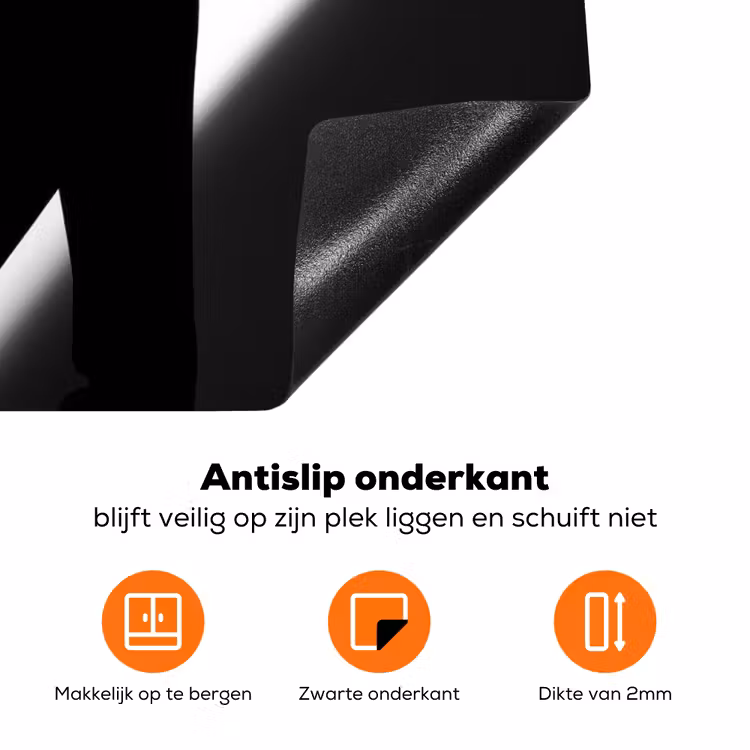 Vrouw - Wijn - Chic Inductie beschermer vinyl 3mm klein -zzzzzzz-td-onderkant