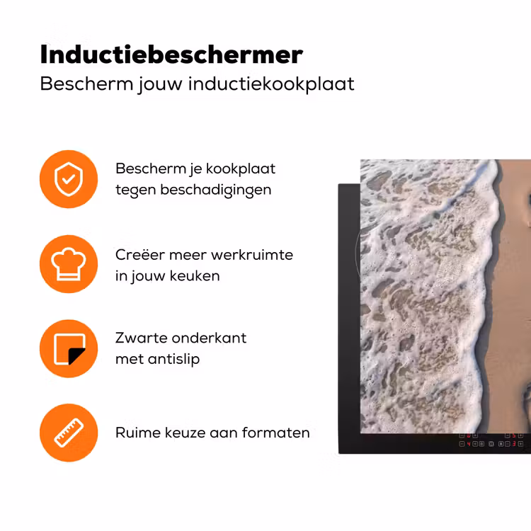 Where to next - Strand - Voetstappen Inductie beschermer vinyl 3mm klein -zzzzzzz-td-ups