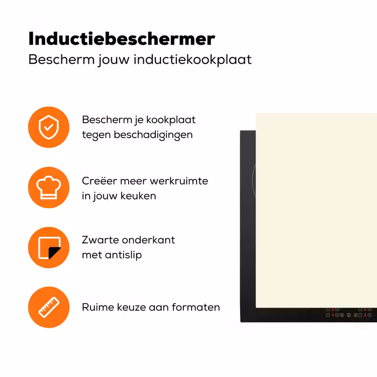 you go girl - 3D - Rood Inductie beschermer vinyl 3mm klein -zzzzzzz-td-ups