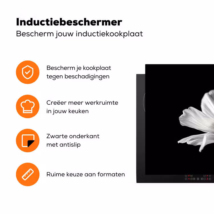 Zijden Solist Inductie beschermer vinyl 3mm klein -zzzzzzz-td-ups