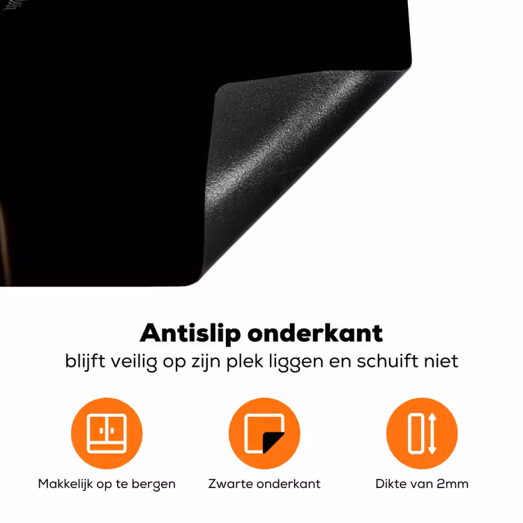 Zijden Solist Inductie beschermer vinyl 3mm klein -zzzzzzz-td-onderkant