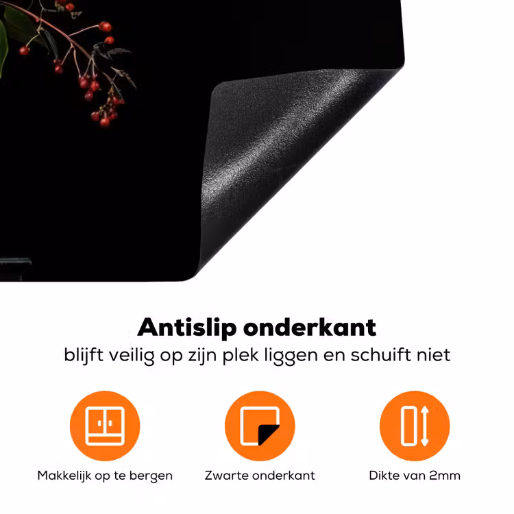 Zonnebloemen - Boeket - Kleurrijk Inductie beschermer vinyl 3mm klein -zzzzzzz-td-onderkant